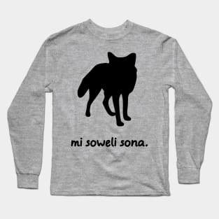 I'm A Fox (Toki Pona) Long Sleeve T-Shirt